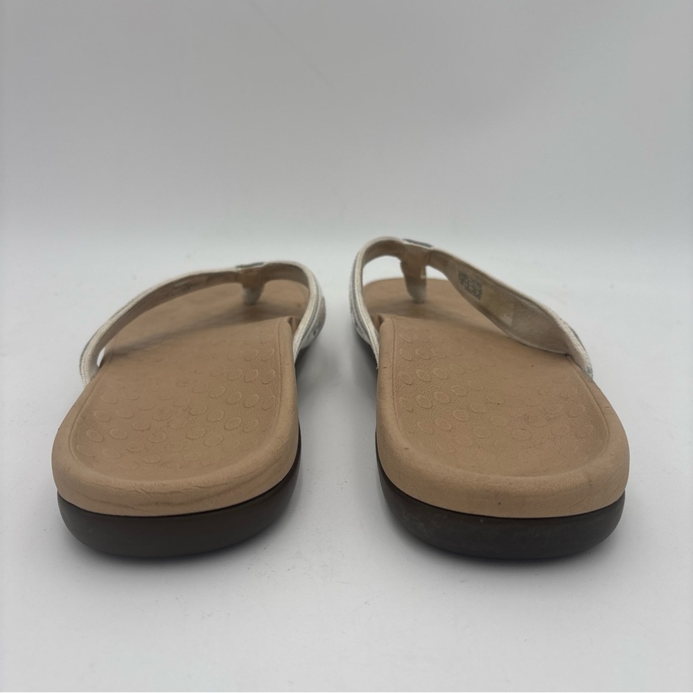 Vionic White and Tan Sandals for Women - Picture 6 of 7